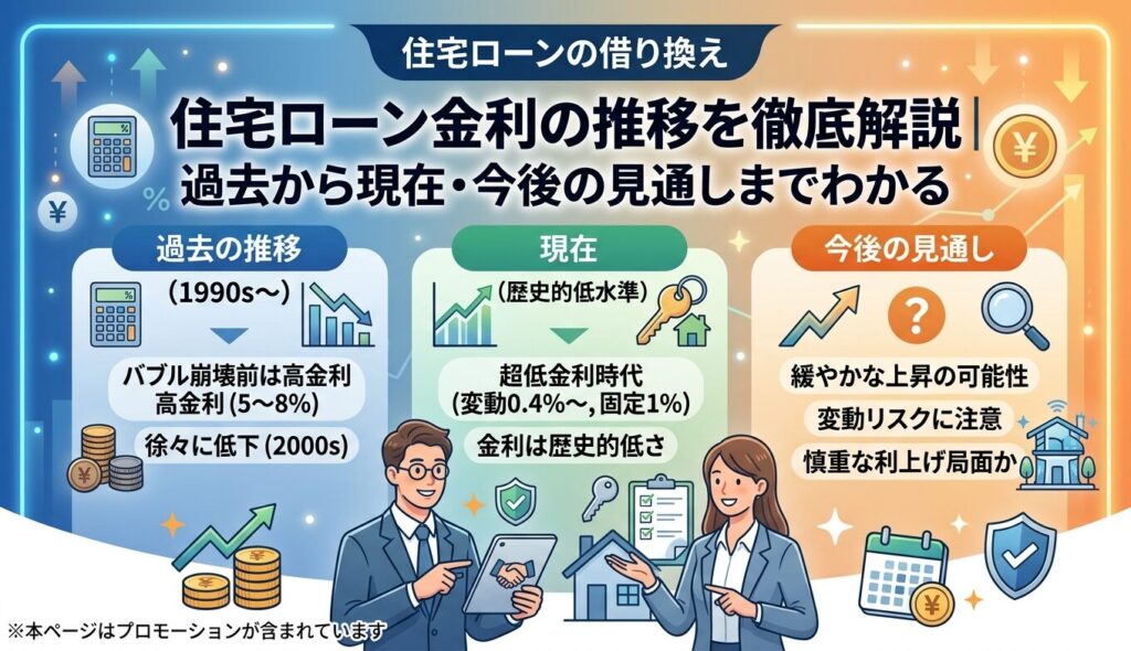 住宅ローン金利の推移を徹底解説